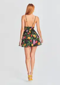 Issya Short Dress(Black Bonita,XS)
