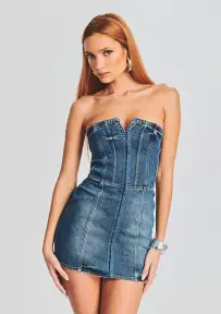 Andreia Denim Dress(Bailey,XXS)