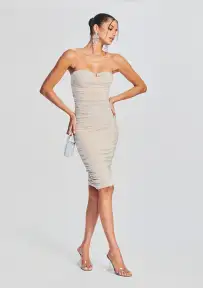 Alex Dress(Ivory Lurex,XS)