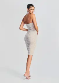Alex Dress(Ivory Lurex,XS)