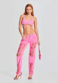 Alma Top(Hot Pink,XS/S)