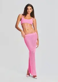 Alma Skirt(Hot Pink,XS/S)