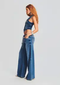Taylor Denim Vest(Bayside,XXS)