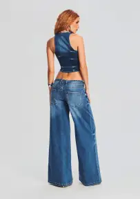 Taylor Denim Vest(Bayside,XXS)