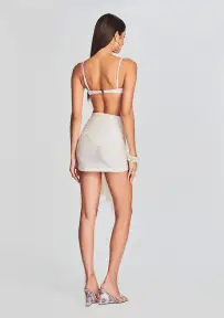 Sofia Mini Skirt(Cream,XS)