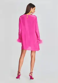 Eve Mini Dress(Hot Pink,XS)