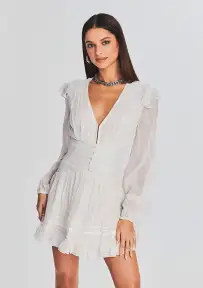 True Short Dress(White,XXS)