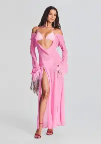 Liv Bikini Top(Baby Pink,XS)