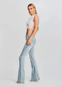 Demi Mid Rise Jean(Coastline,23)