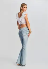 Demi Mid Rise Jean(Coastline,23)