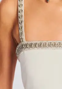 Regina Shell Dress(White Mermaid Shell,XXS)