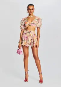 Charu Crop Top(Multicolor,XXS)