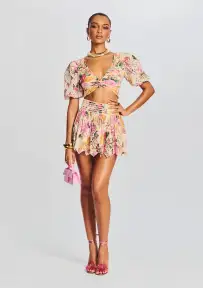 Charu Crop Top(Multicolor,XXS)