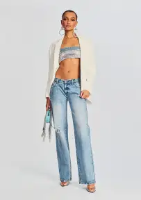 Christy Straight Leg Jean(Coastline,23)