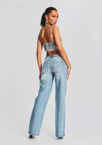 Christy Straight Leg Jean(Coastline,23)