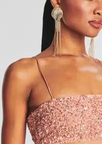 Shellona Earrings - Shiny Gold
