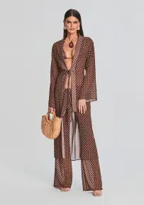 Kimono Cover Up(Ruby,XS-S)