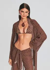 Kimono Cover Up(Ruby,XS-S)