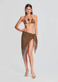 Long Scarf & Sarong - Ruby