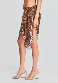 Long Scarf & Sarong - Ruby