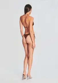 Liv Bikini Top(Brown,XS)