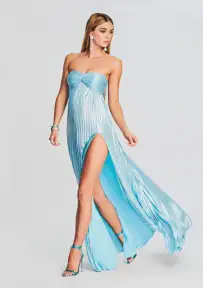 Zoa Dress(Blue Silver,XXS)