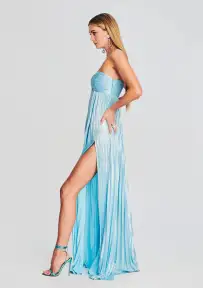Zoa Dress(Blue Silver,XXS)