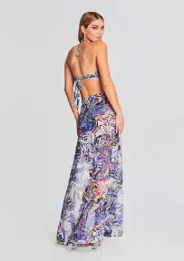 Rio Chiffon Skirt(Blue Jungle,XS)