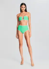 Aya Bikini Top(Green,XS)