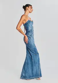 Tamara Denim Dress(Sea,XXS)