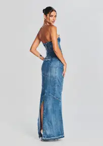 Tamara Denim Dress(Sea,XXS)
