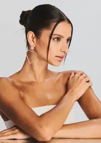 Amor Earrings - Gold