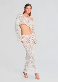 Magen Knitted Shirt(White,XS/S)