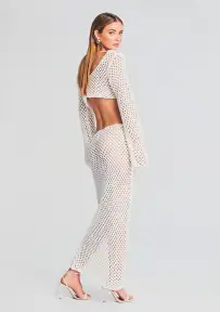 Magen Knitted Shirt(White,XS/S)