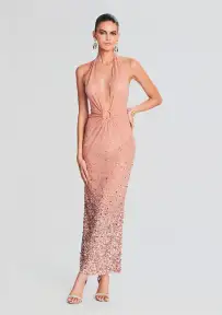 Ioanna Dress(Rose Gold,XXS)
