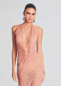 Ioanna Dress(Rose Gold,XXS)