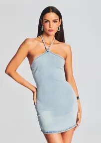 Sage Mini Dress(Skylight,XXS)