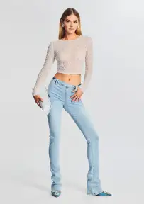 Torrey Sequin Top(White,XXS)