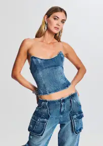 Allie Denim Top