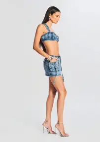 Cyann Denim Skirt(Sea,23)