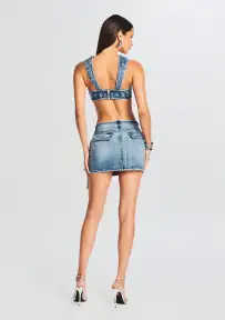 Cyann Denim Skirt(Sea,23)