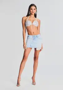Reign Crystal Embellished Bra(Vivid,XXS)