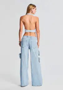 Stephy Cargo Pant(Coastline,23)