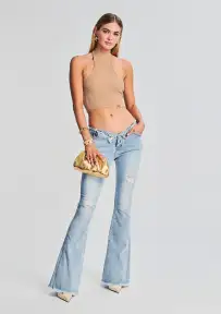 Olivia Mid-Rise Jean(Coastline,23)