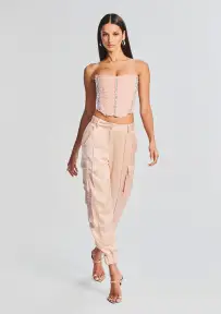 Elias Cargo Pant(Dusty Peach,XXS)