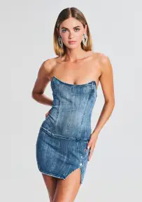 Andy Denim Dress(Sea,XXS)