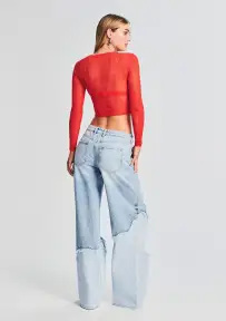Torell Wide Leg Jean(Coastline,23)
