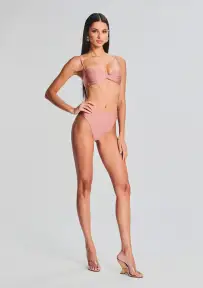 Karen Bikini Top(Coffee Cream,XS)