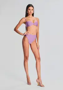 Bertha Bikini Bottom(Lilac Purple,XS)