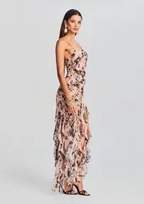 Aria Dress(Vintage Cheetah,XXS)